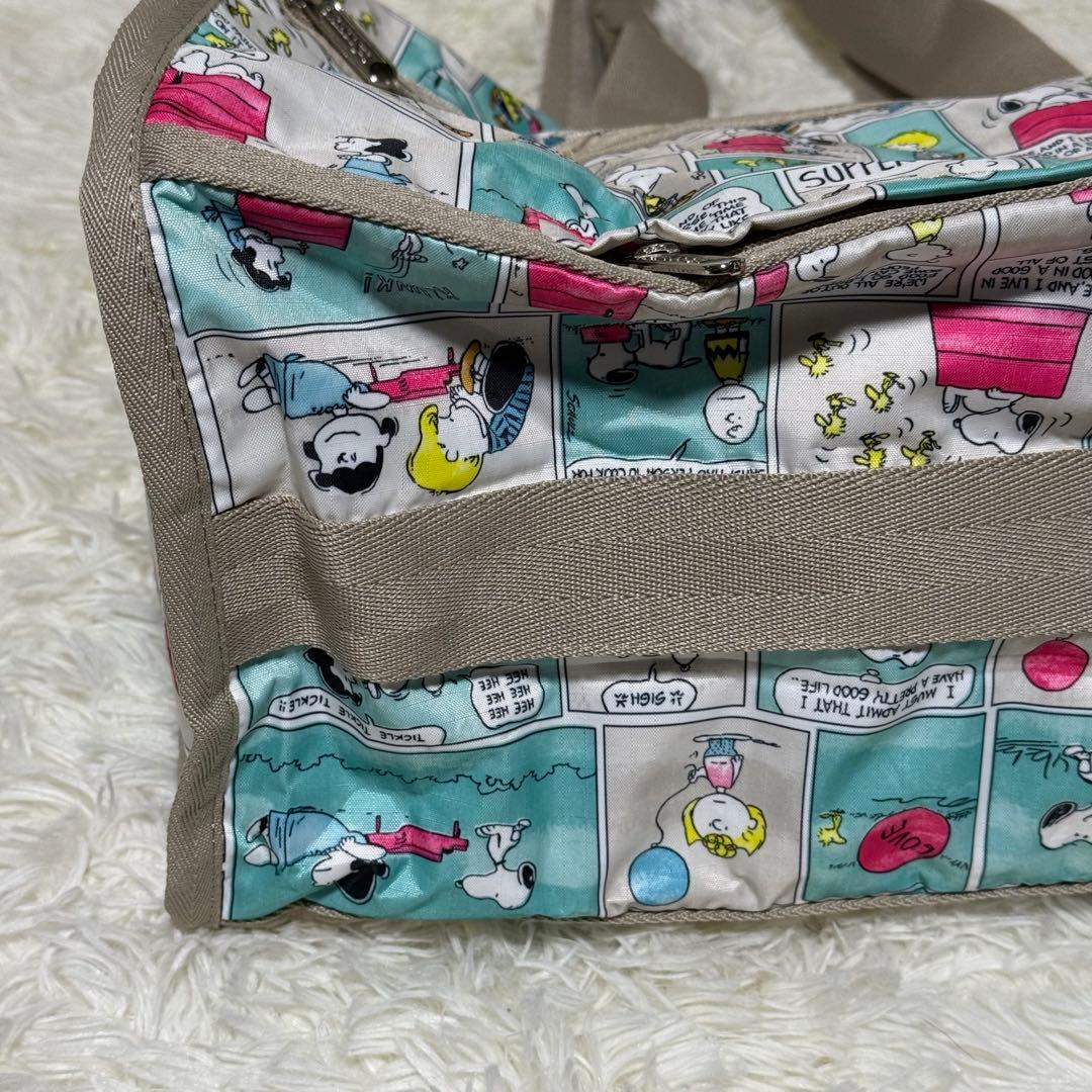 【✨新品同様✨】スヌーピー レスポートサック ボストンバッグ 旅行 ポーチ付き❣️