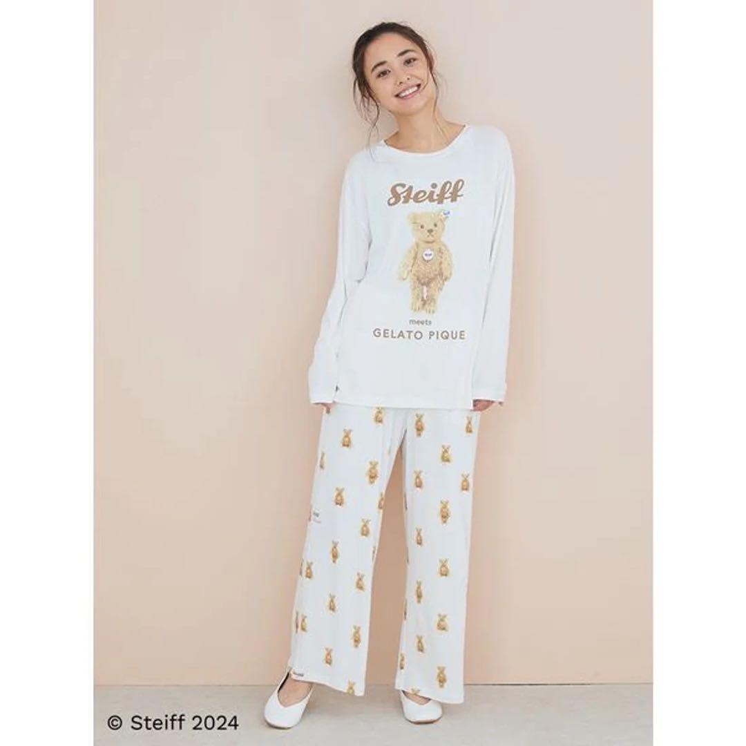 希少完売品✨GELATO PIQUE【Steiff】James柄ロングパンツ新品