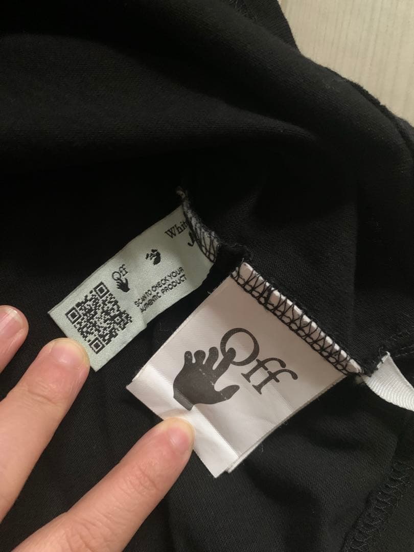 (正規品 )Off-White Tシャツ ブラック サイズ L