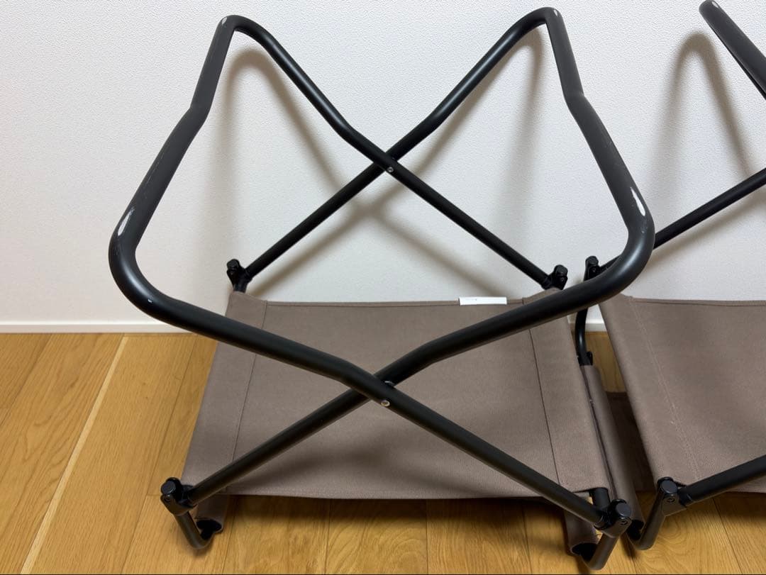 スノーピーク　FDチェアワイド グレー LV-077GY　2脚セット　①