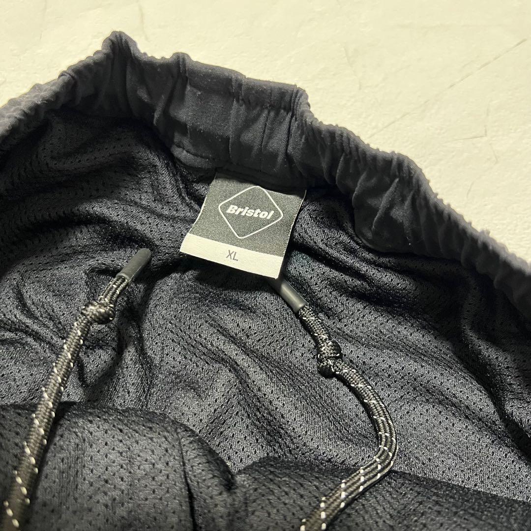 希少XL F.C.R.B. LYCRA セットアップ 黒 ティファニーブルー
