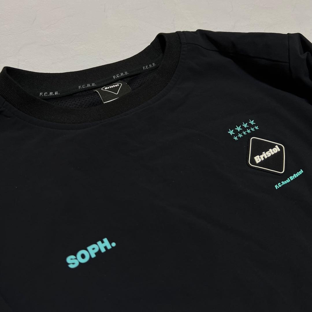 希少XL F.C.R.B. LYCRA セットアップ 黒 ティファニーブルー