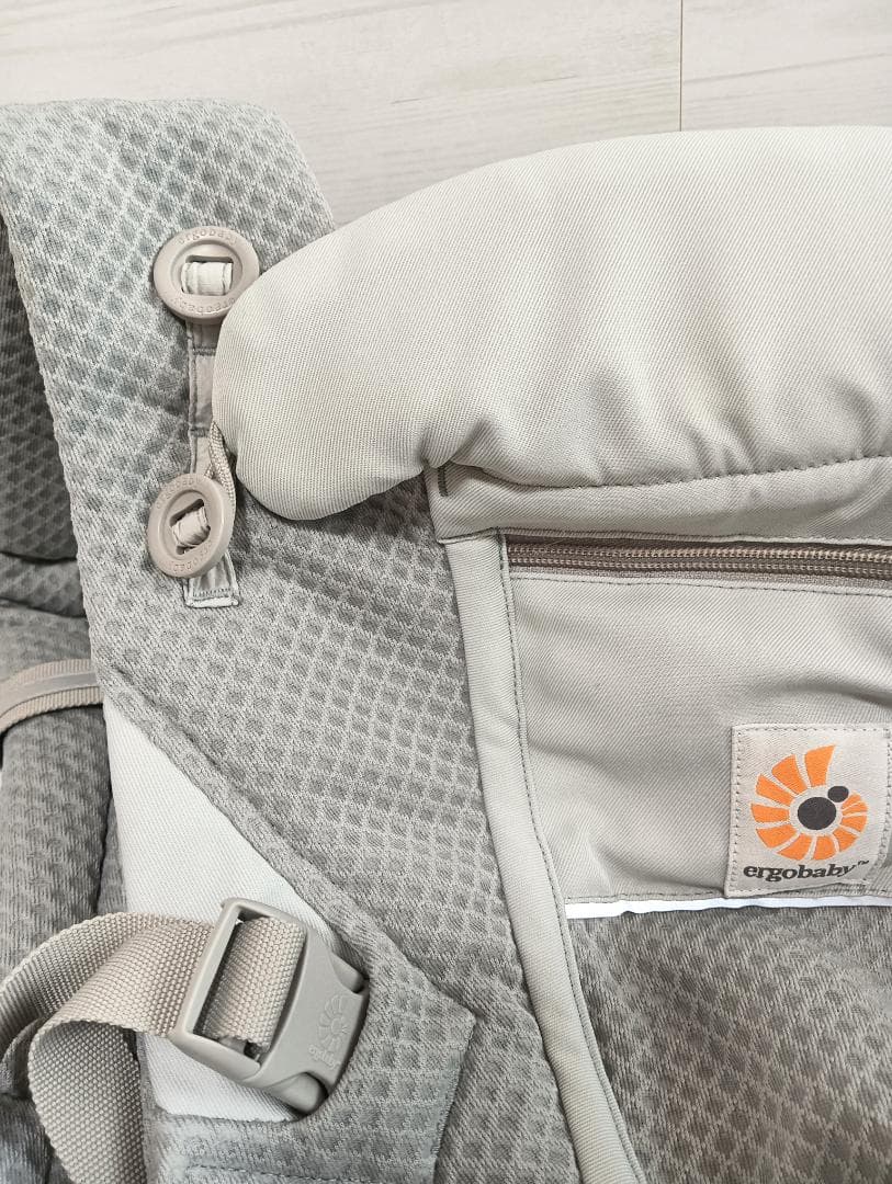 【美品】ERGObaby アダプト ソフトフレックス メッシュ パールグレー