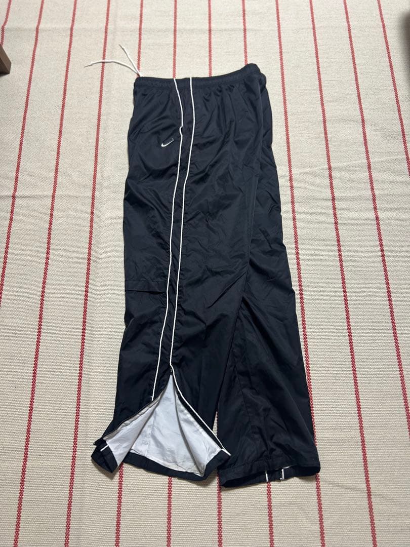 00s 90s NIKE nylon pants Y2K tech 裾ジップ