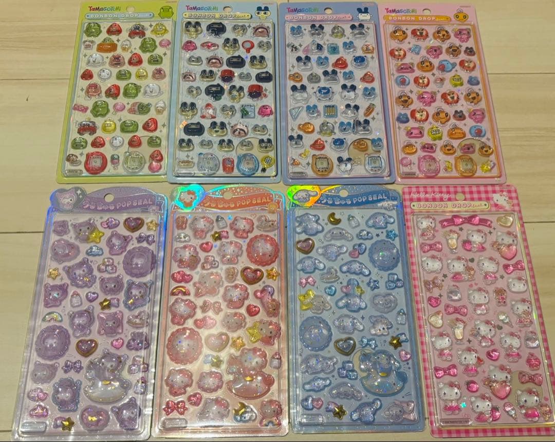 新品　ボンボンドロップシール　サンリオ　たまごっち　国内正規品　141枚セット