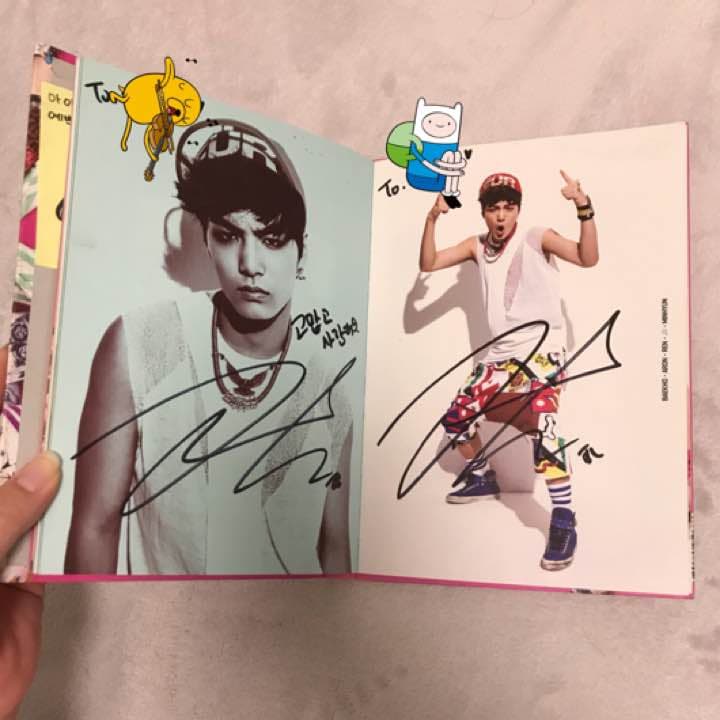 NU'EST チャムコデ 全ページサイン入りアルバム