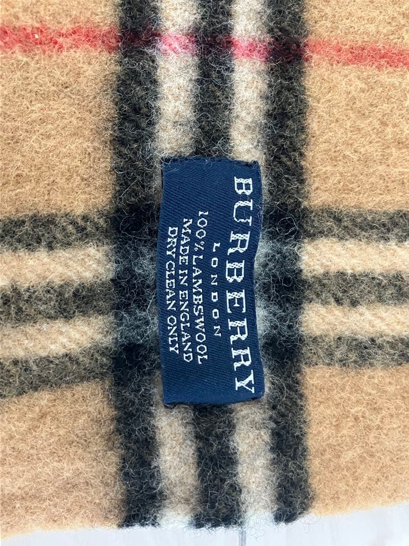 BURBERRY LONDON ラムウール　バーバリーチェック　マフラー