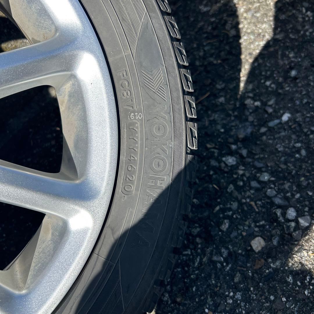 155/65R14ダイハツ純正アルミとスタッドレスタイヤ４本セット送料込