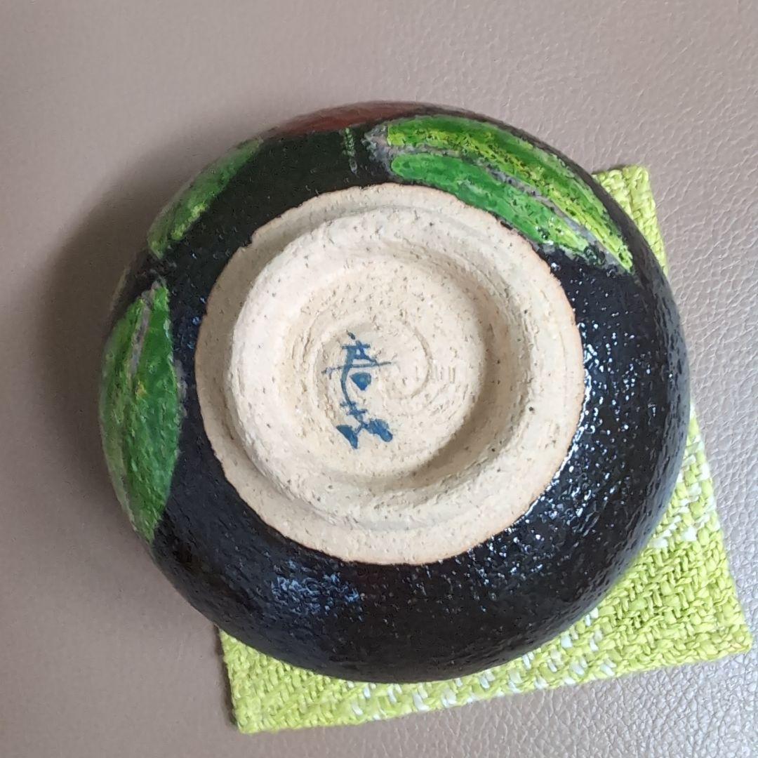 抹茶茶碗　椿