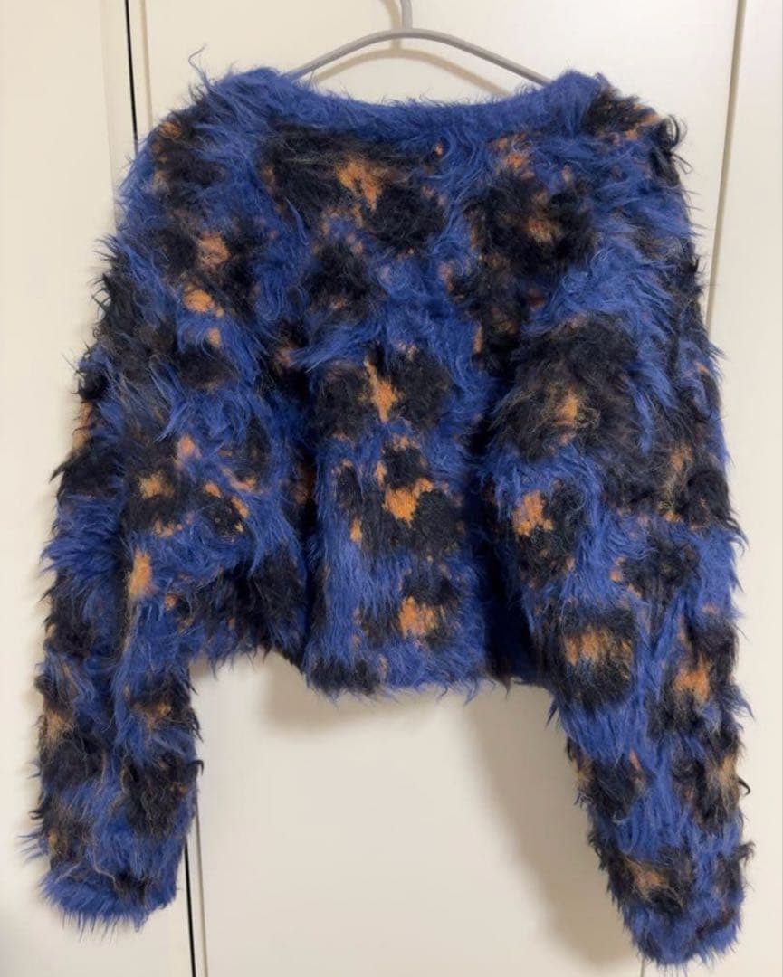TekorisちゃんANIMAL SHAGGY KNIT CARDIGAN
