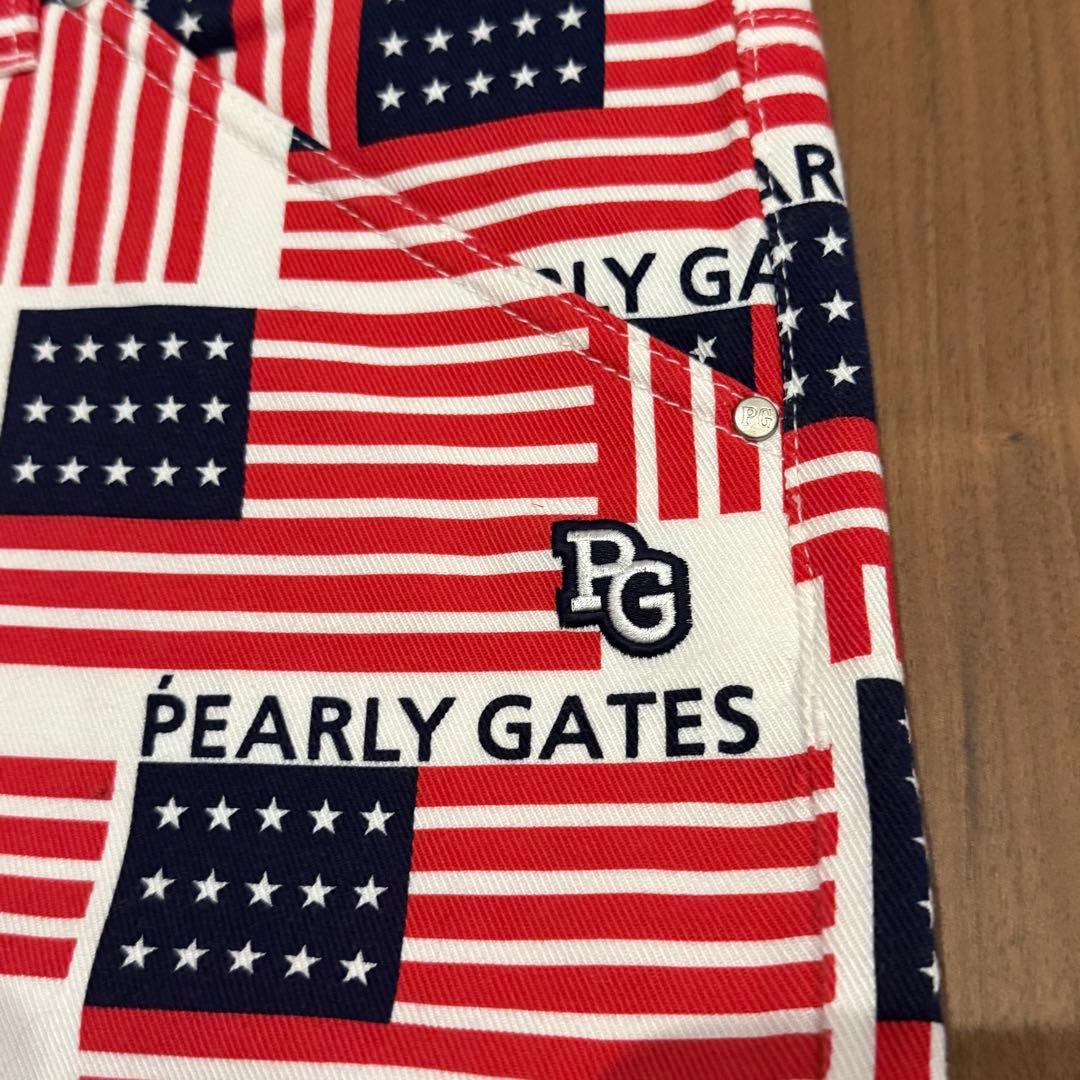 PEARLY GATES アメリカ国旗柄パンツ　サイズ5