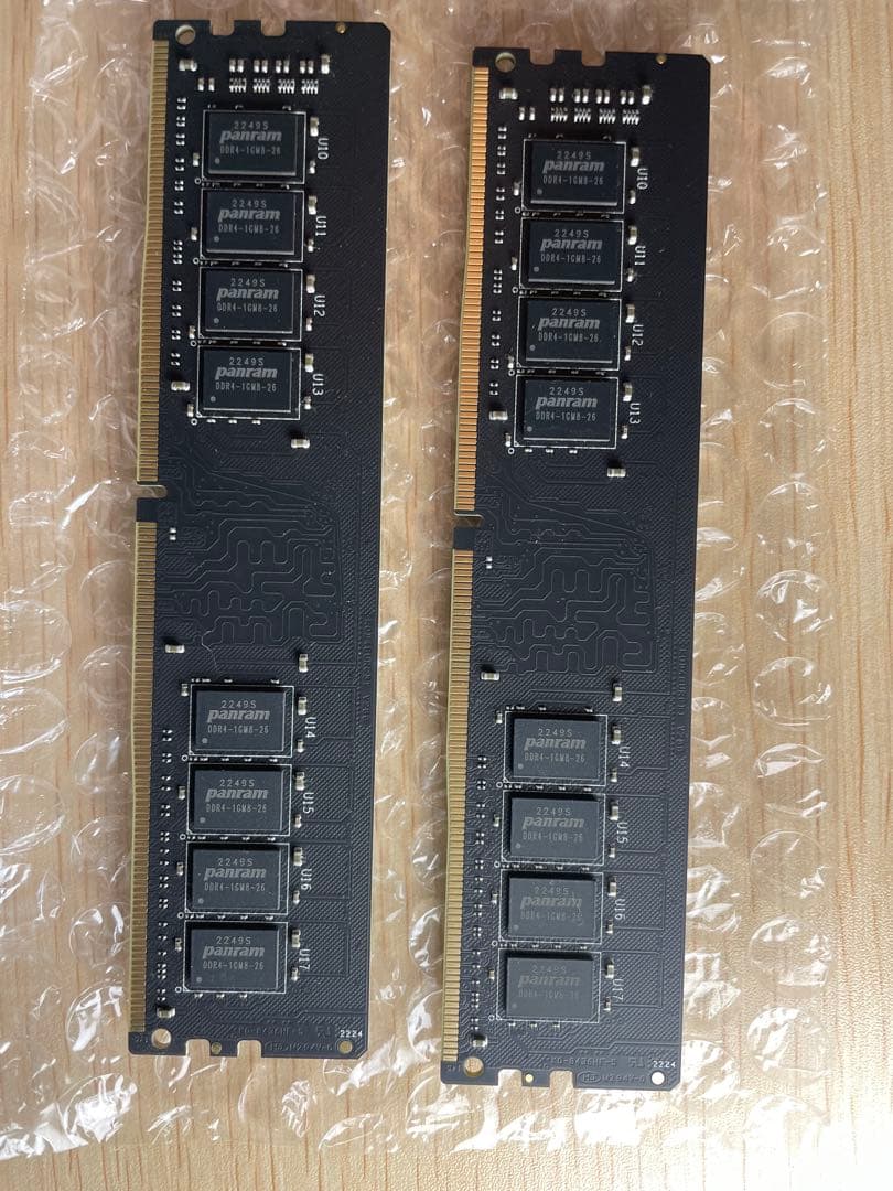 panram DDR4 16GB SSD x 2 （計32GB）