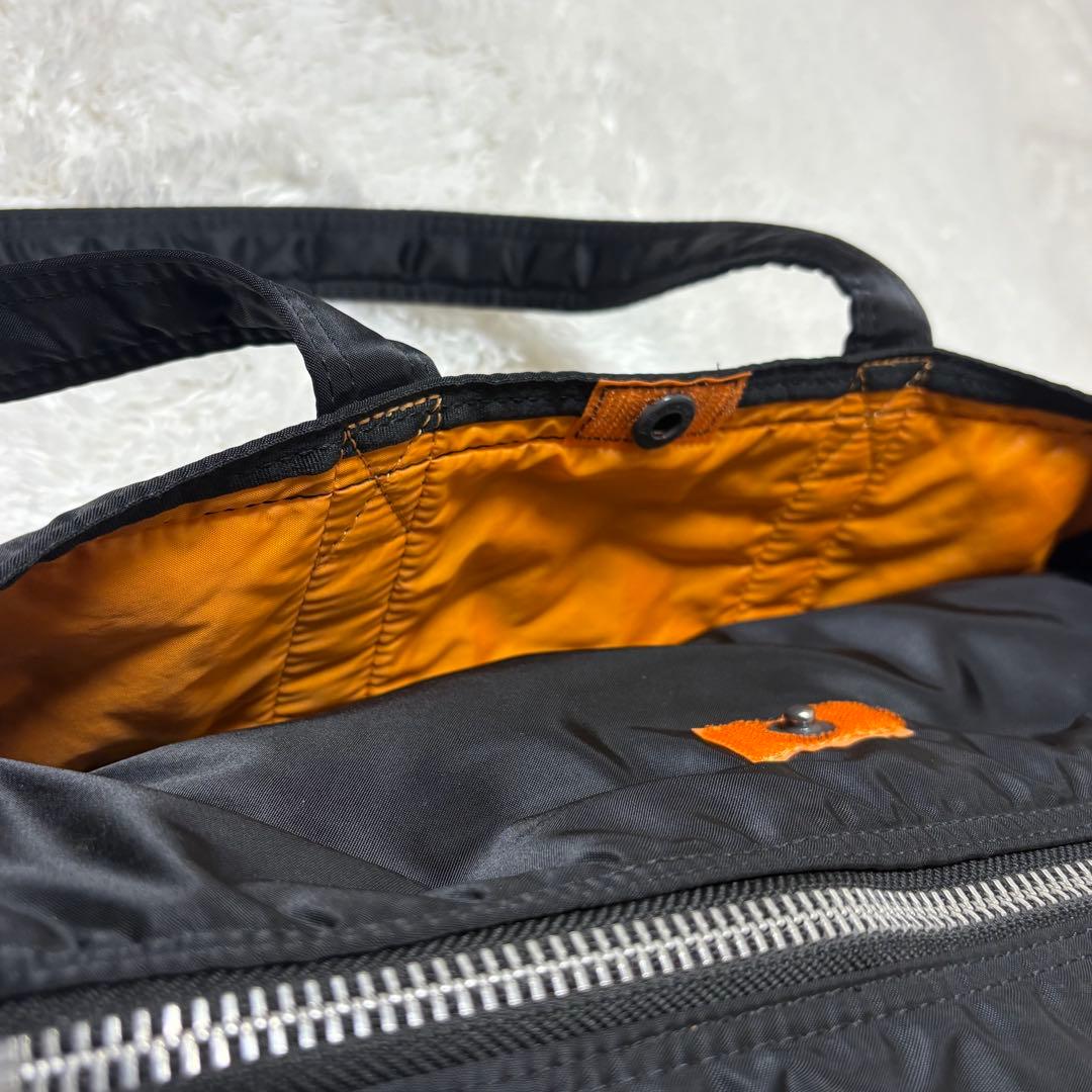 極美品 PORTER ポーター タンカー ミニボストン ブラック 希少 L