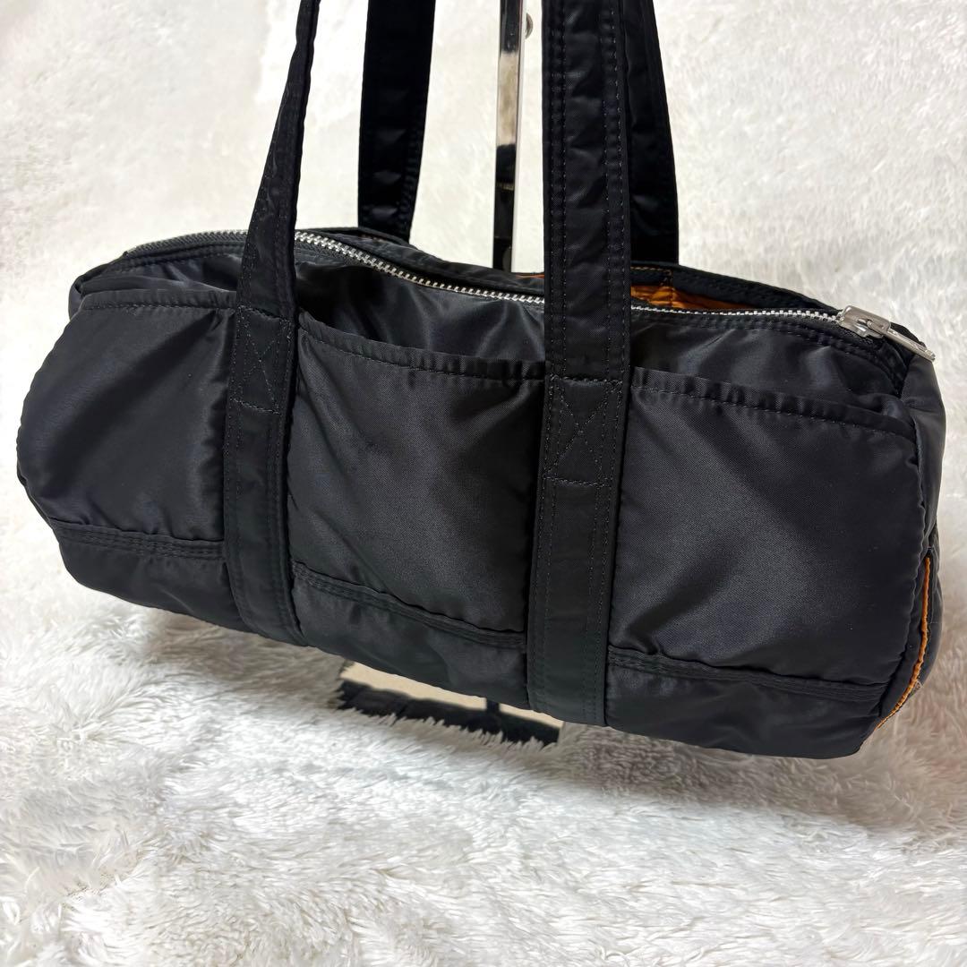 極美品 PORTER ポーター タンカー ミニボストン ブラック 希少 L