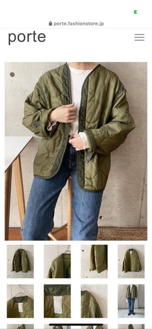 【秋冬】m65 liner jacket medium 古着