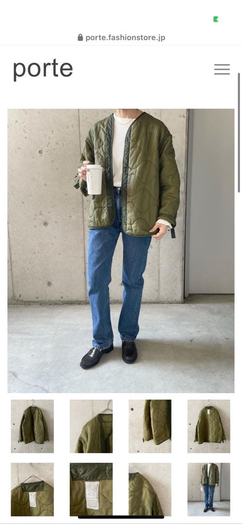 【秋冬】m65 liner jacket medium 古着