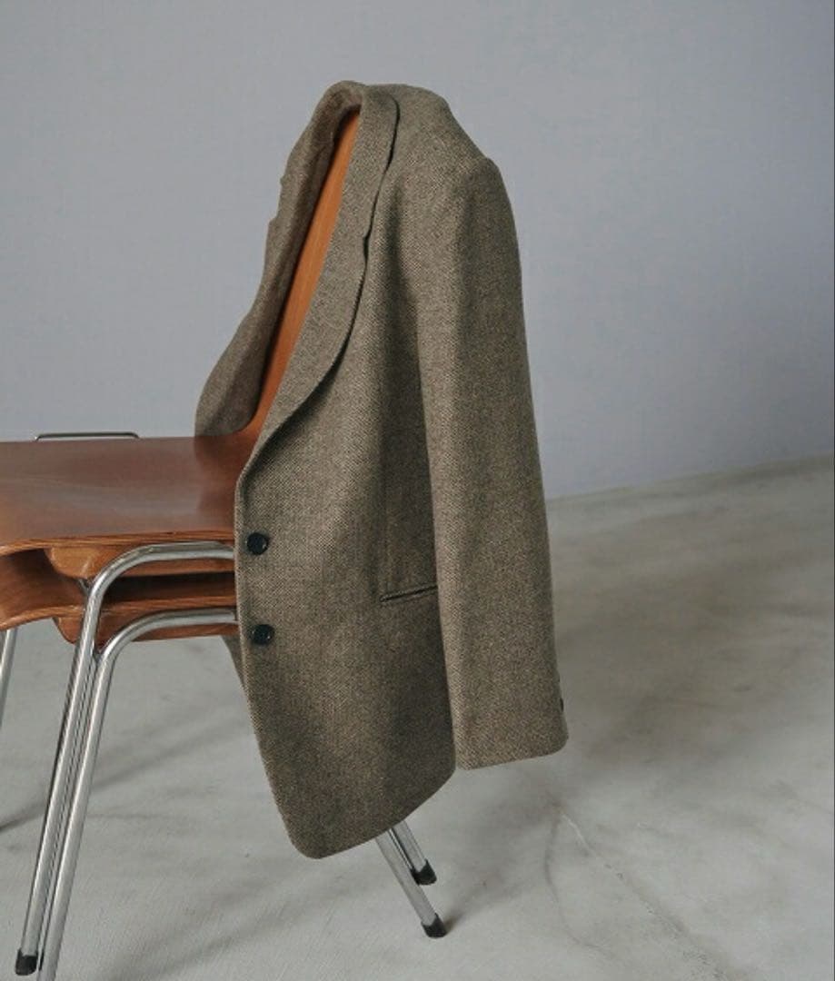 ジャケット・アウター anuke herringbone wool jacket
