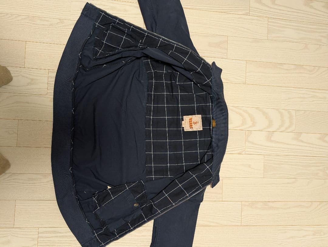 baracuta navy 42 綿100%
