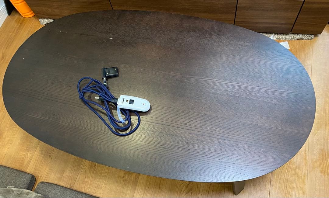 無印良品 楕円 こたつテーブル MJ-KDF1340B/DB