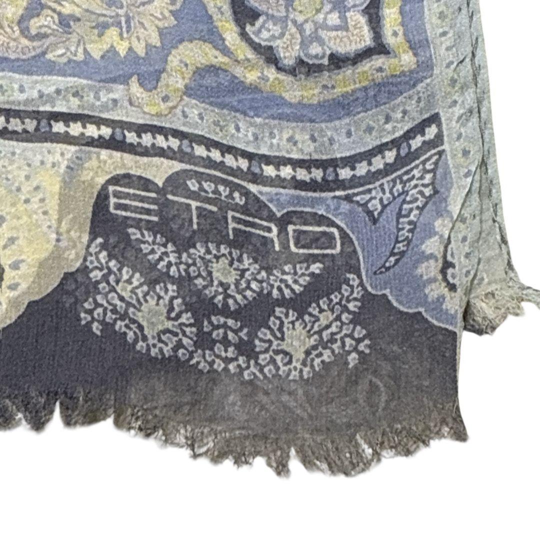 美品✨ETRO エトロ シルク 大判ストール スカーフ ペイズリー イタリア