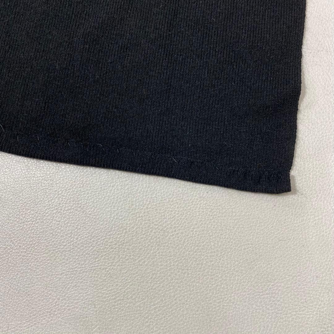 90s ISSEY MIYAKE ウールブレンド ロングニットカーディガン 黒