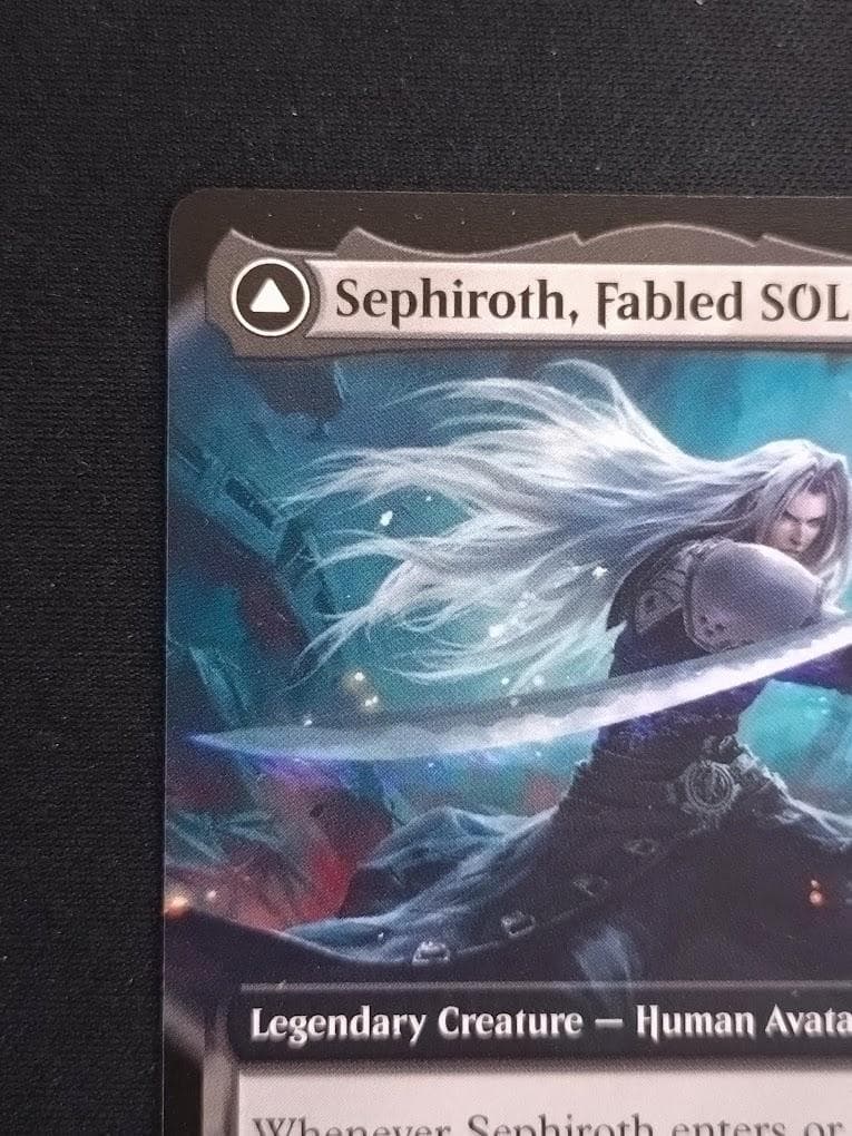 MTG 威名のソルジャー、セフィロス 英語 拡張アート FIN-BF