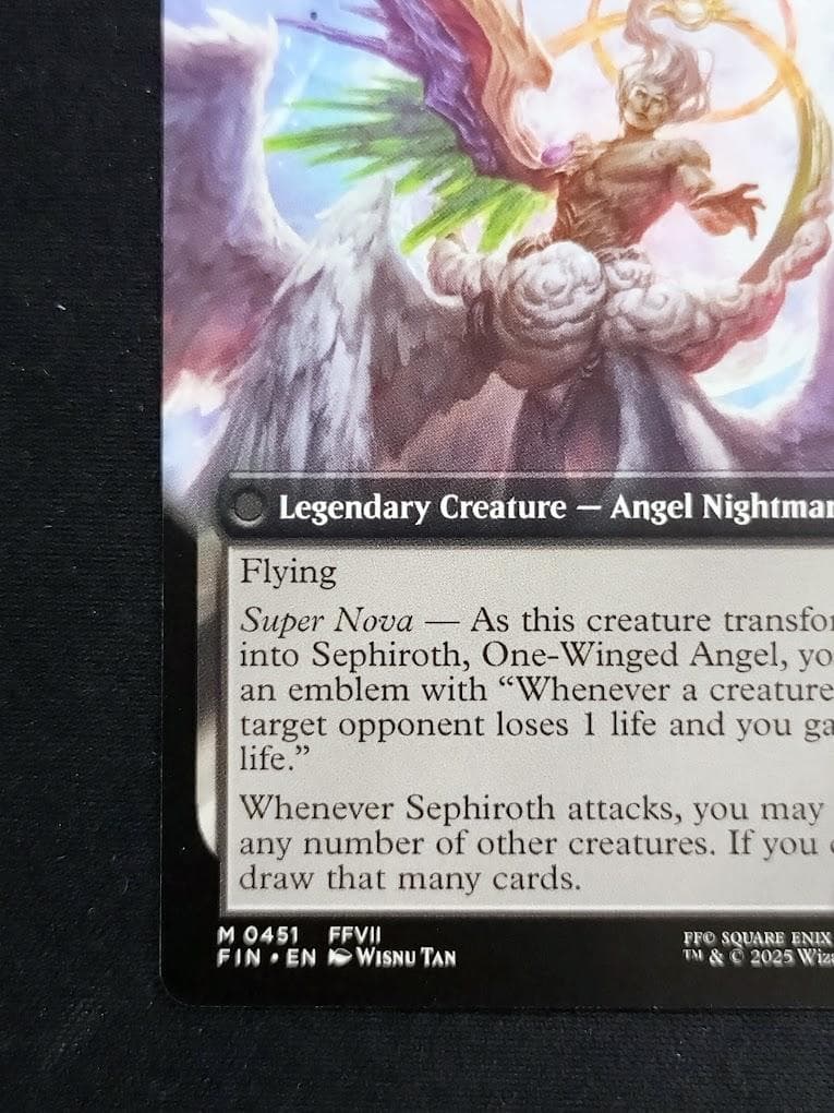 MTG 威名のソルジャー、セフィロス 英語 拡張アート FIN-BF