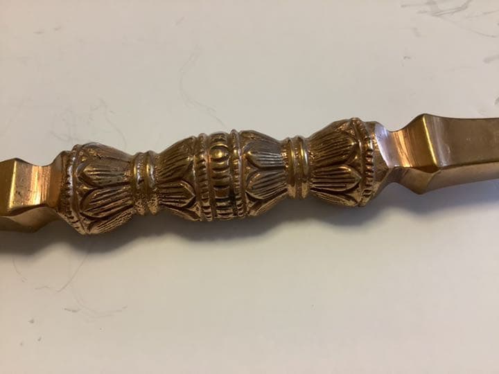 《 チベット密教　新品 》 法具　独鈷杵　約14センチ　w25