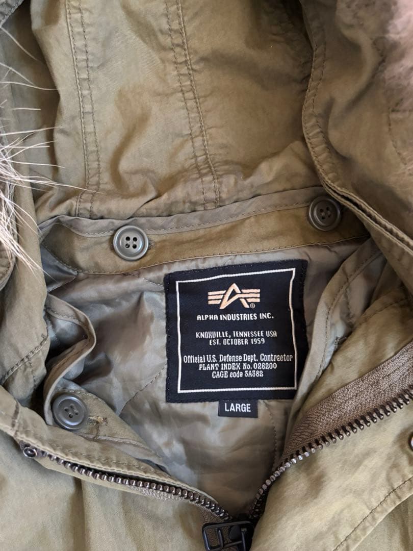 ALPHA INDUSTRIES M51 モッズコート ライナー付き