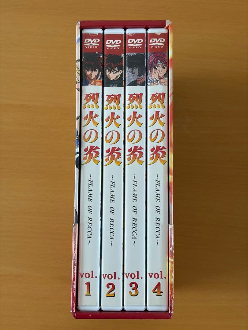 廃盤 烈火の炎DVD FLAME OF RECCA DVD-BOX1国内正規品
