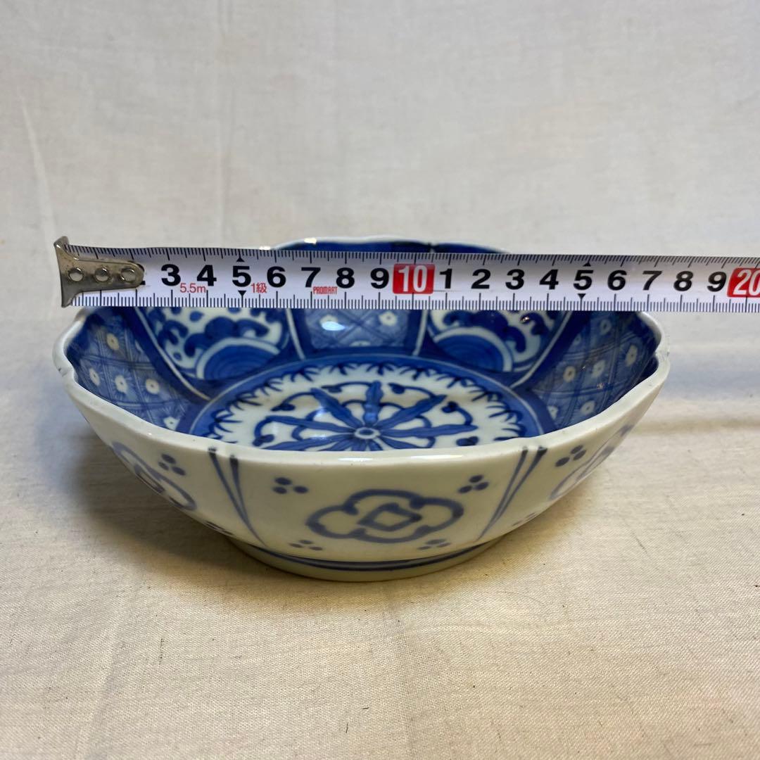 伊万里　古伊万里　鉢　小鉢　染付　花の図