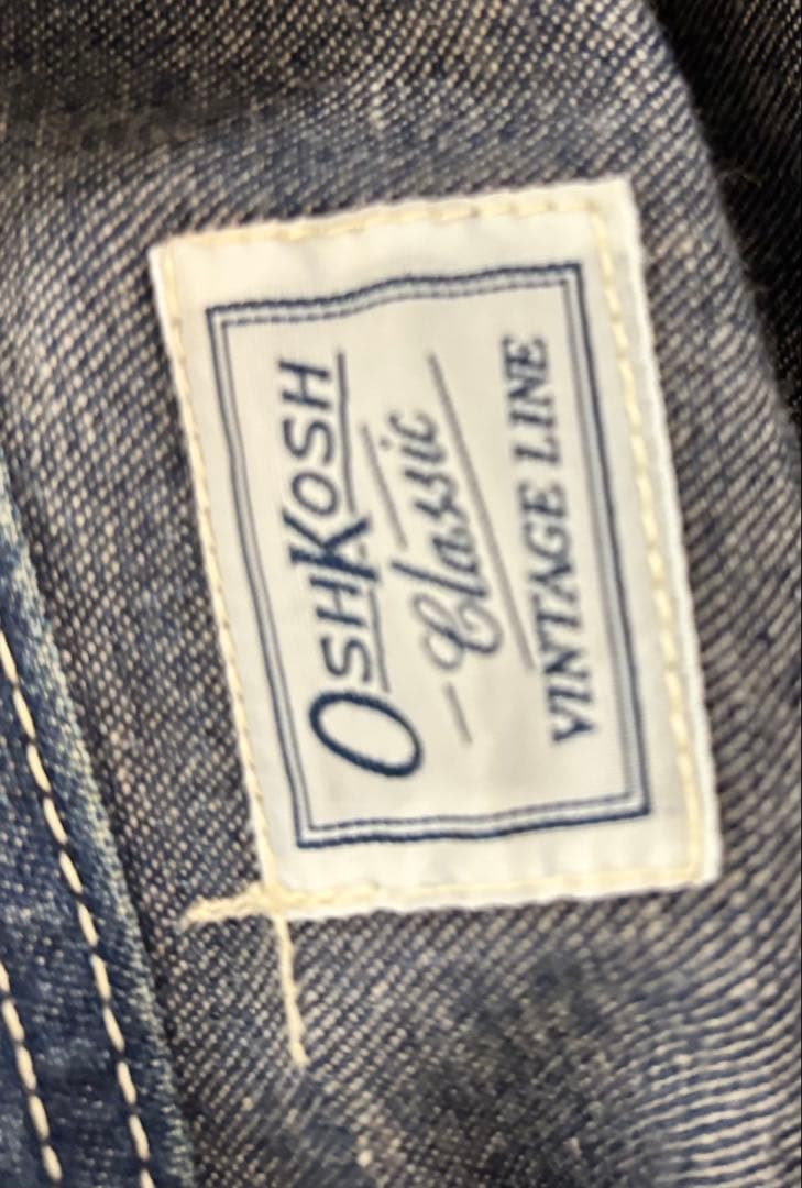 「希少」OSHKOSH オシュコシュカバーオール40s復刻美品最終値下げ