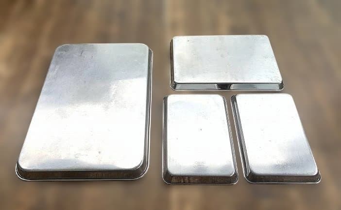 ステンレス 浅型角バット ・ケーキバット その他 計11点 クローバー ユキワ
