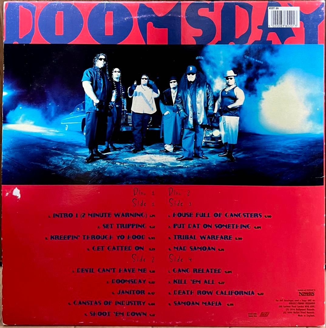 Boo-Yaa T.R.I.B.E. – Doomsday 2LP レコード