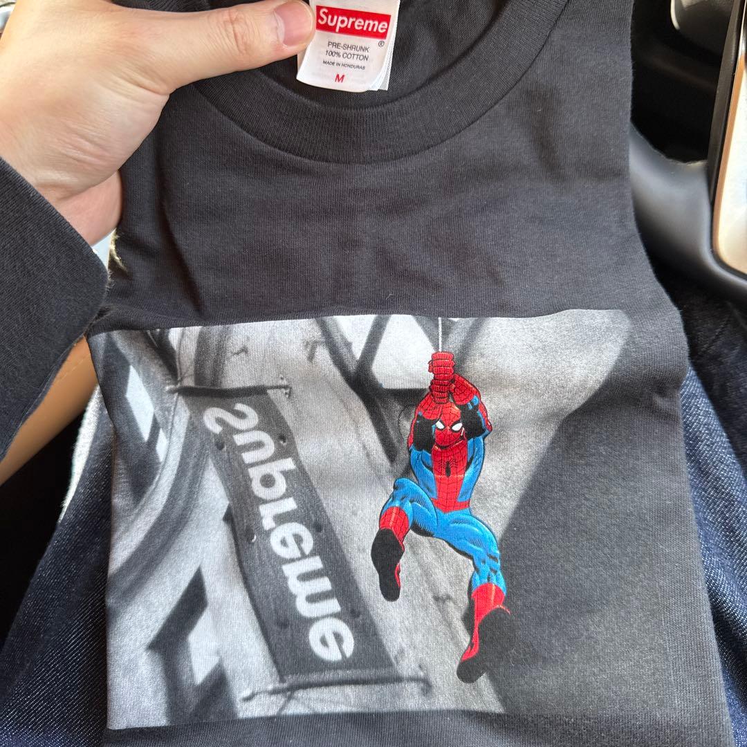 Supreme スパイダーマン Tシャツ ブラック
