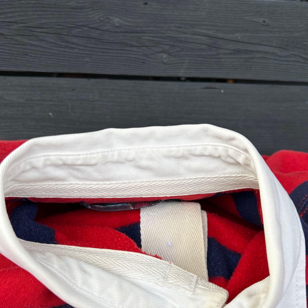 #889 POLO ralph lauren ラガーシャツ　L 古着