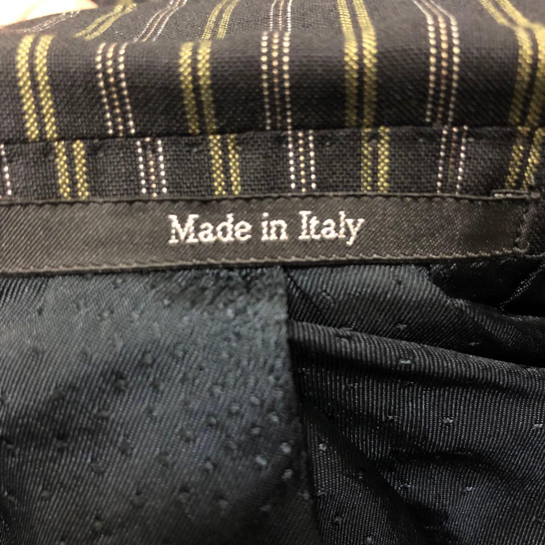 イタリア製 ヴェルサーチ ウール ブレザージャケット パンツ スーツセットアップ