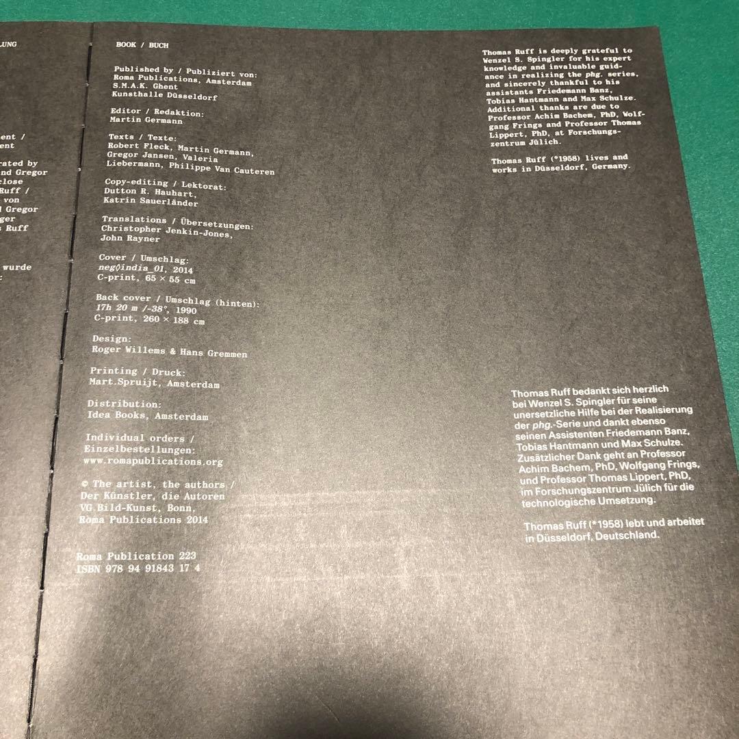 Thomas Ruff / Lichten トーマス・ルフ 作品集