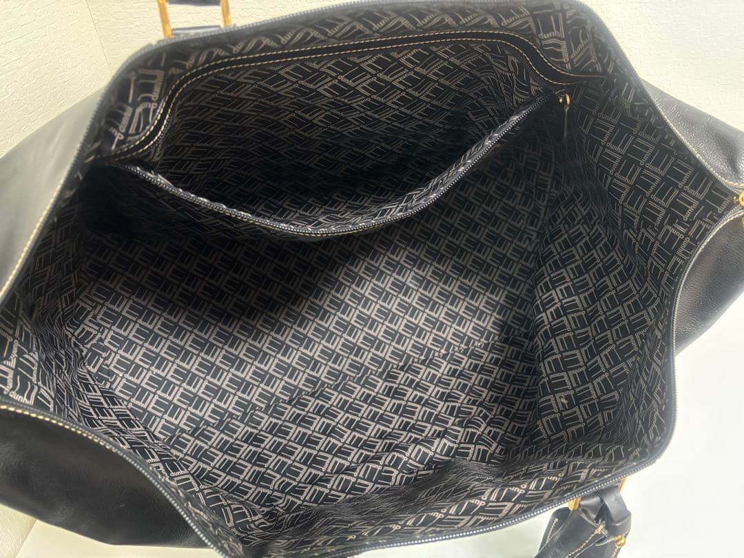 美品 dunhill ダンヒル ブラック レザー 2wayボストン