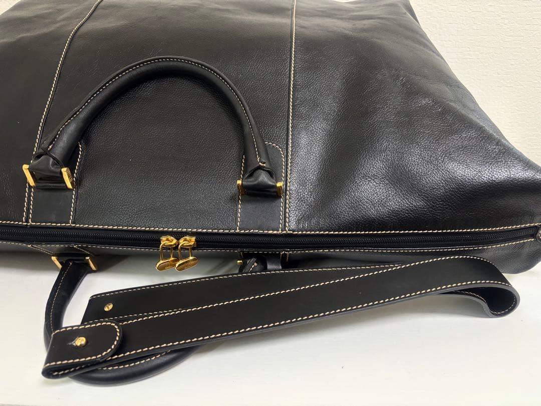 美品 dunhill ダンヒル ブラック レザー 2wayボストン
