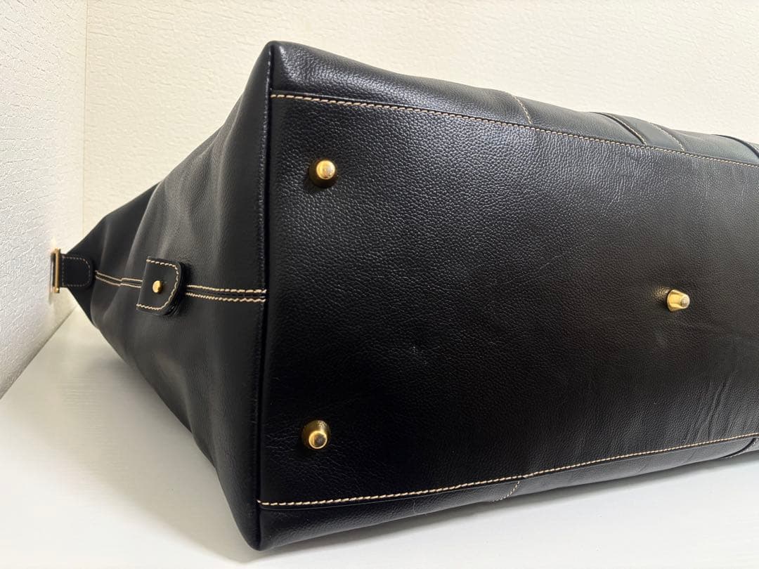 美品 dunhill ダンヒル ブラック レザー 2wayボストン