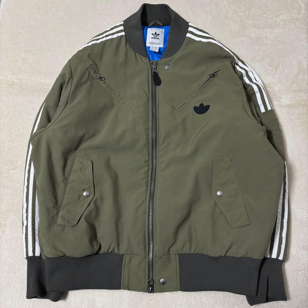 ビッグサイズ アディダス NEW PAD JKT MA-1 ボンバージャケット