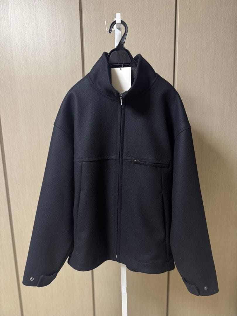 PUBLIC TOKYO Super140s メルトンスタンドジップブルゾン