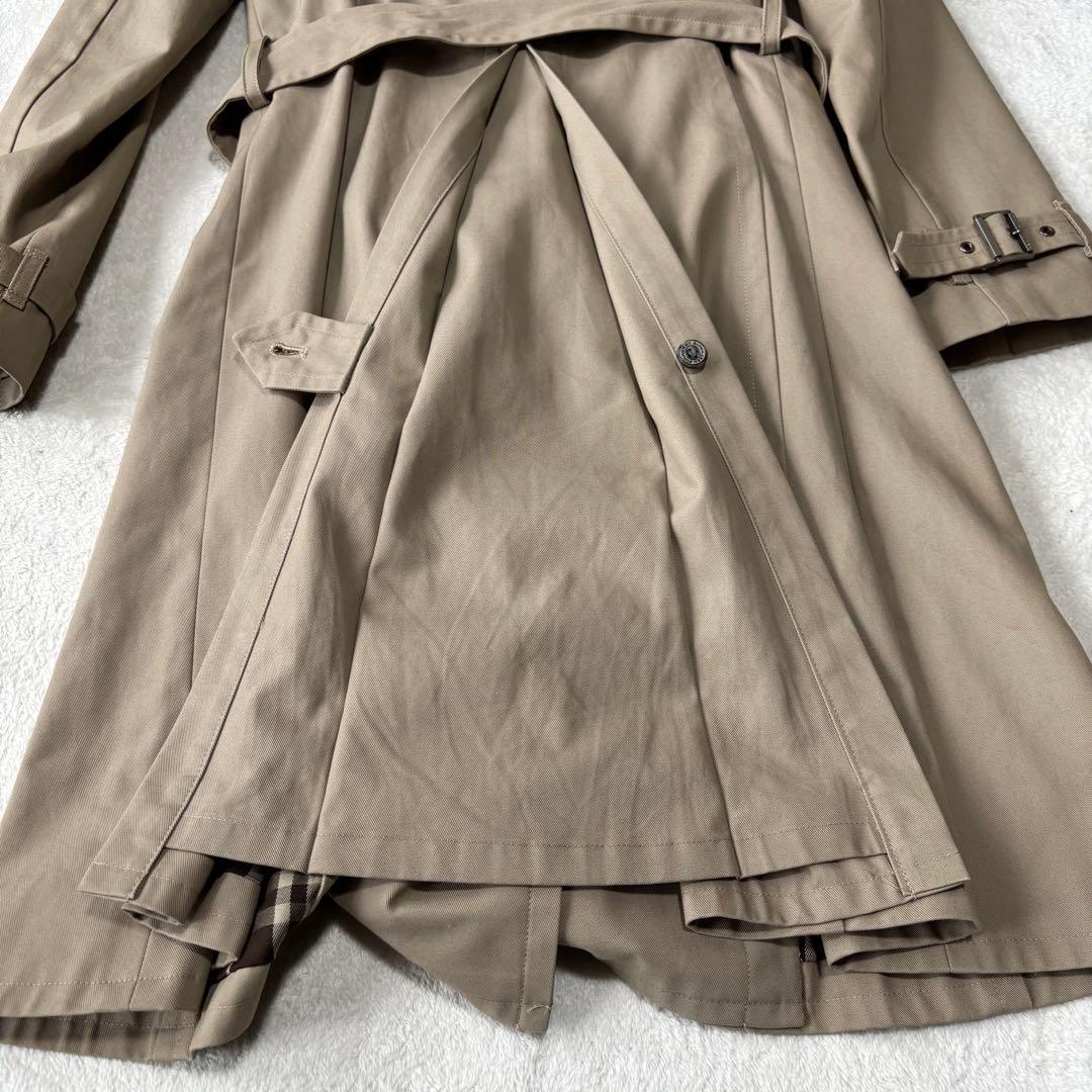 バーバリーブルーレーベル トレンチコート ライナー ノバチェック ベージュ M