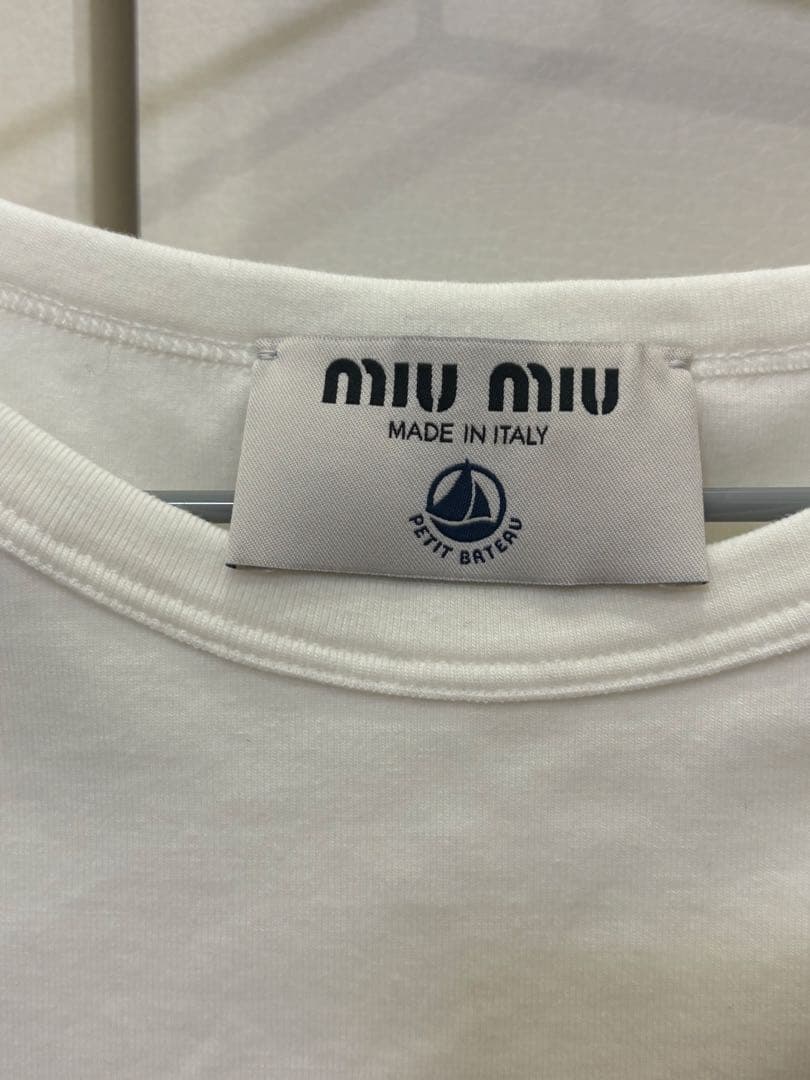 miu miu petit bateau コラボTシャツ