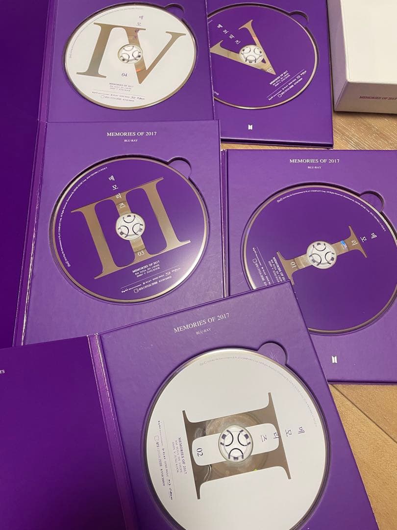 K-POP・アジア BTS MEMORIES OF 2017 blue ray