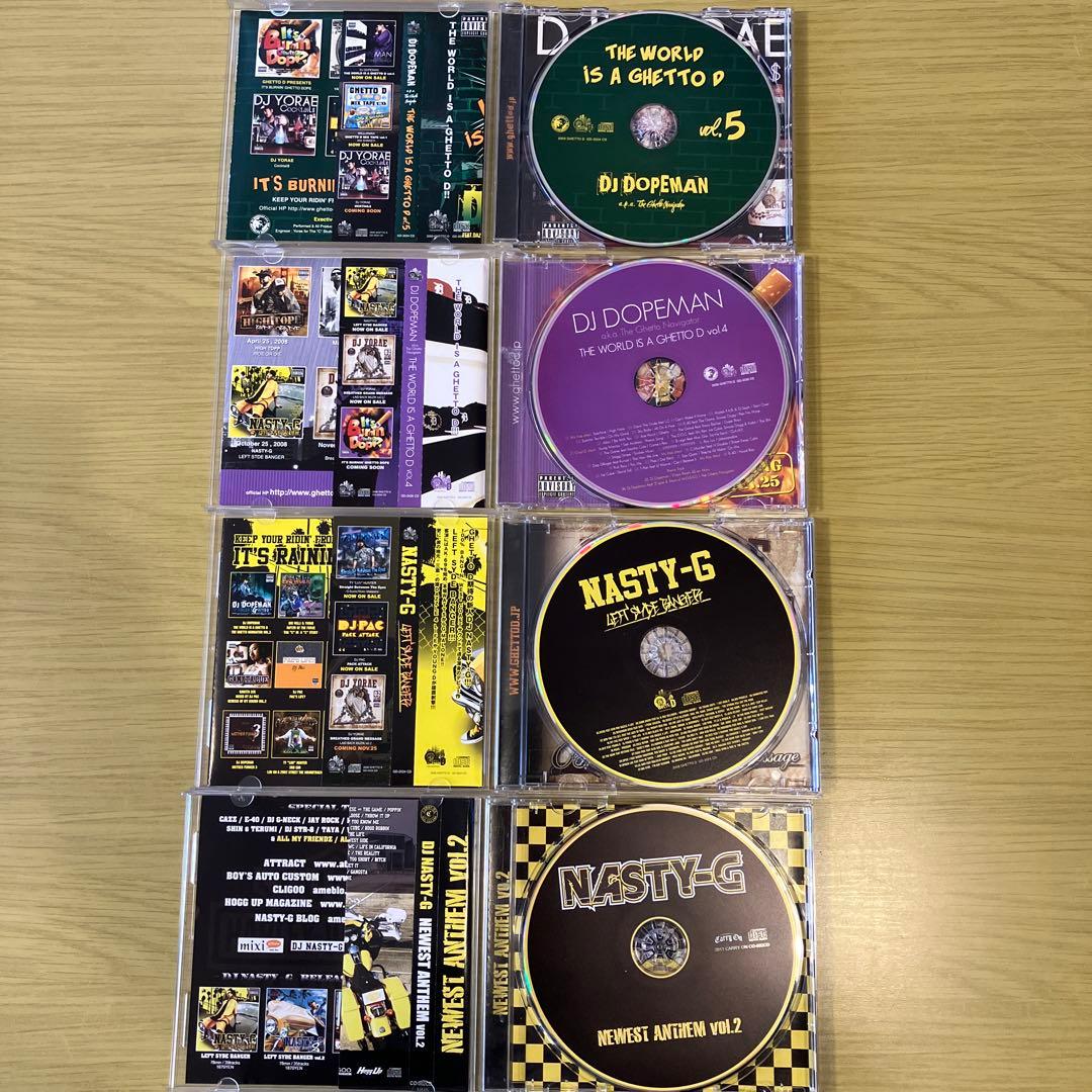 G-RAP GHETTO D関連　DJ MIX CD 10枚セット