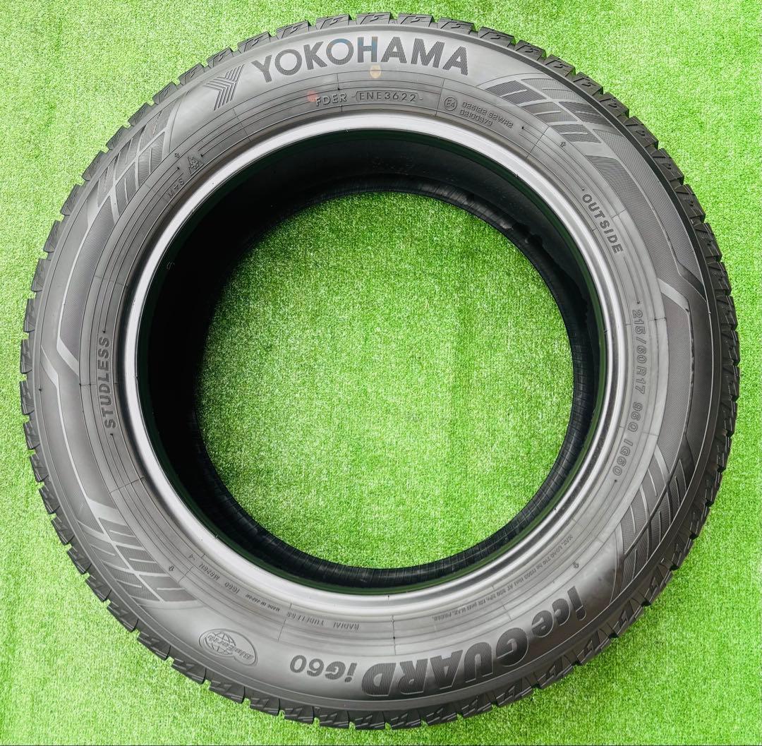 YOKOHAMA ice GUARD 215/60R17 2022年製 深山4本