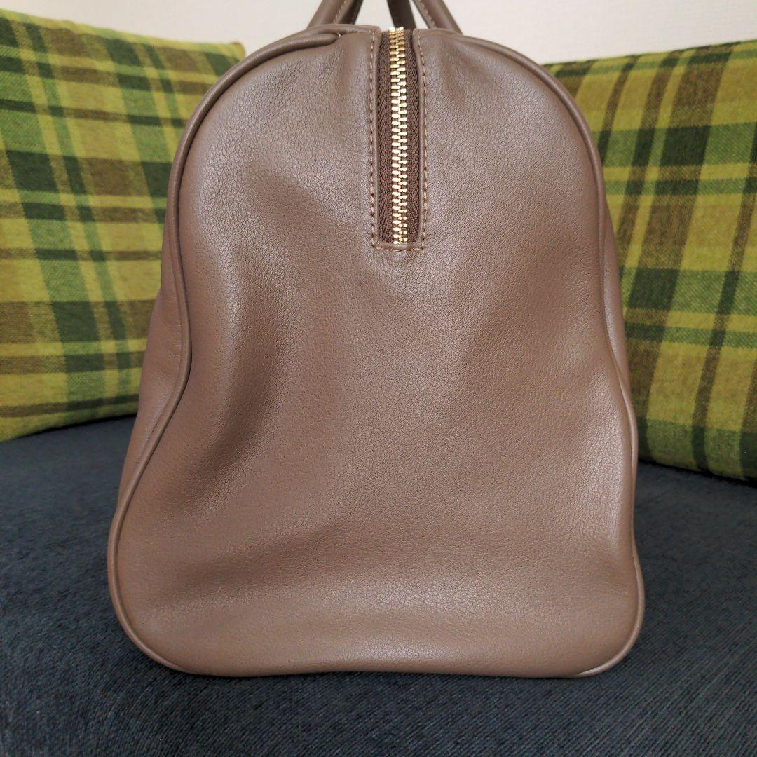 完売品 PAPILLONNER ボストンバッグ レザー モカ SEAU