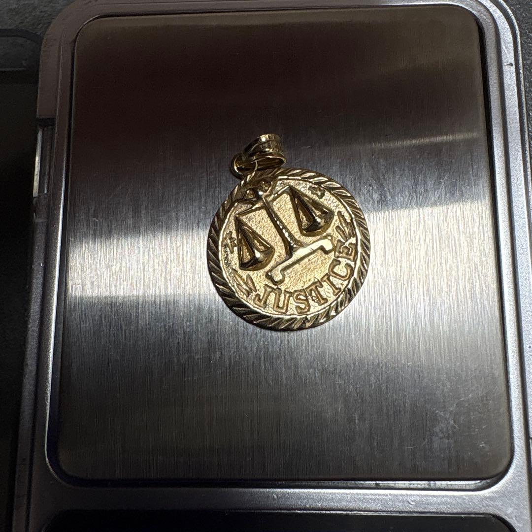 アクセサリー supreme justice 14k gold pendant